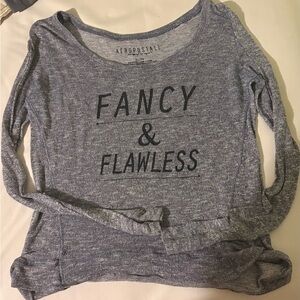 Aeropostale Gray Heather Crewneck Long Sleeve